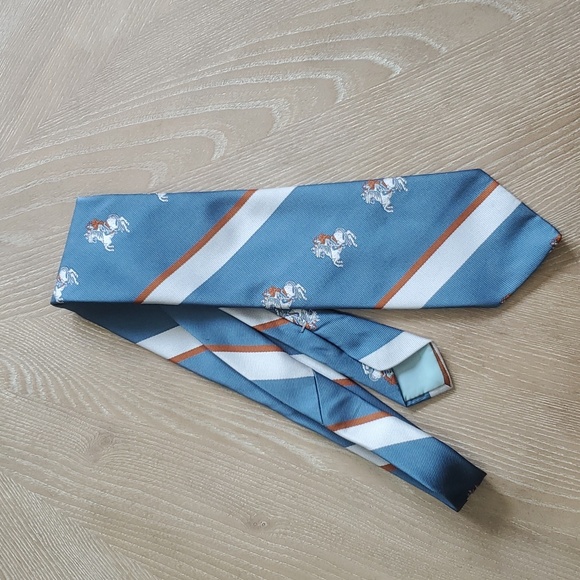 Wemlon by Wembley equestrian vintage necktie - Picture 1 of 7